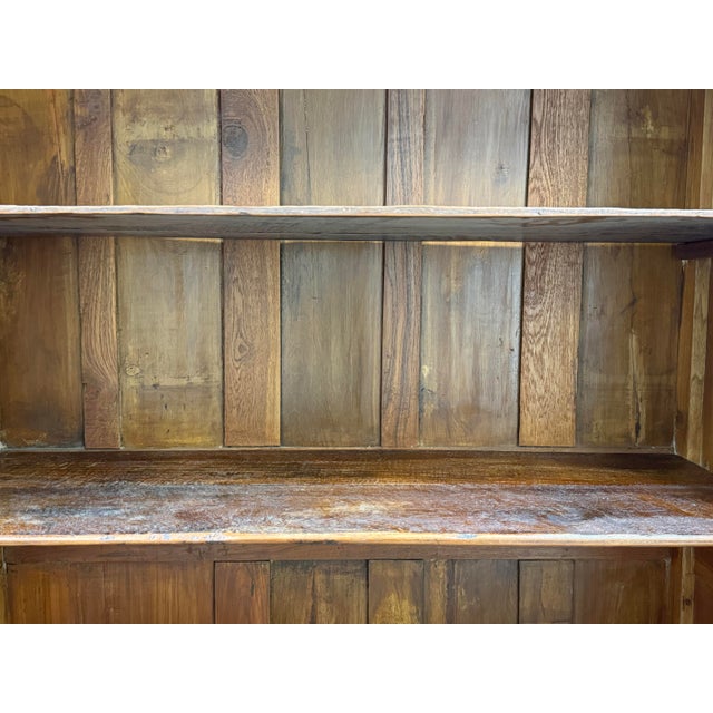 Display Wood + Glass Cabinet, Vintage For Sale - Image 10 of 12