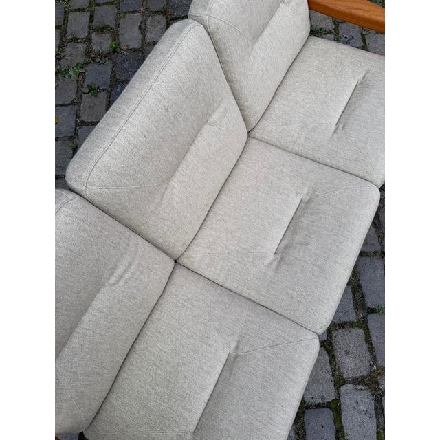 Three-Seater Sofa in Teak and Wool from Holstebro Møbelfabrik For Sale - Image 4 of 11