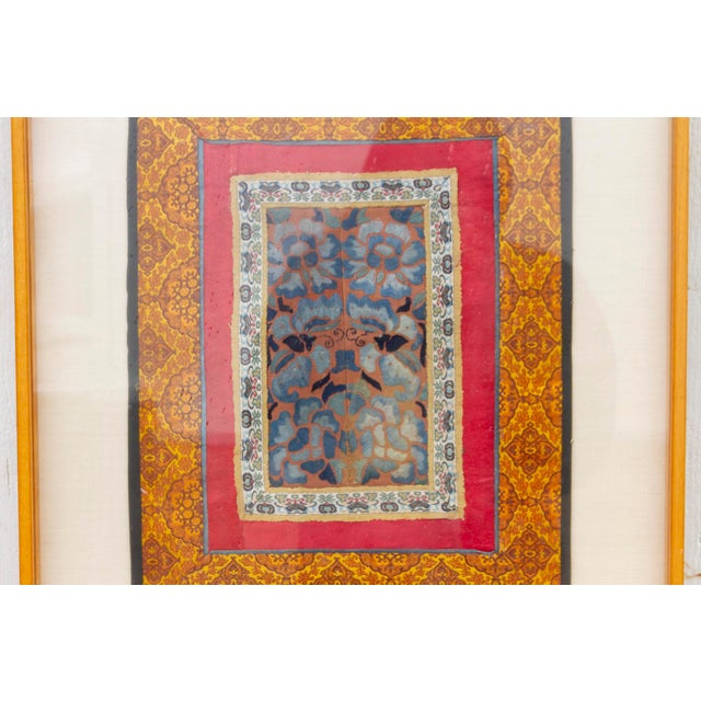 Textile Framed Antique Chinese Rank Badge For Sale - Image 7 of 9