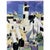 Printmaking Materials Mid-Century Modern Claude Schurr "Seaside Village" Signed Lithograph, Circa 1950 For Sale - Image 7 of 10