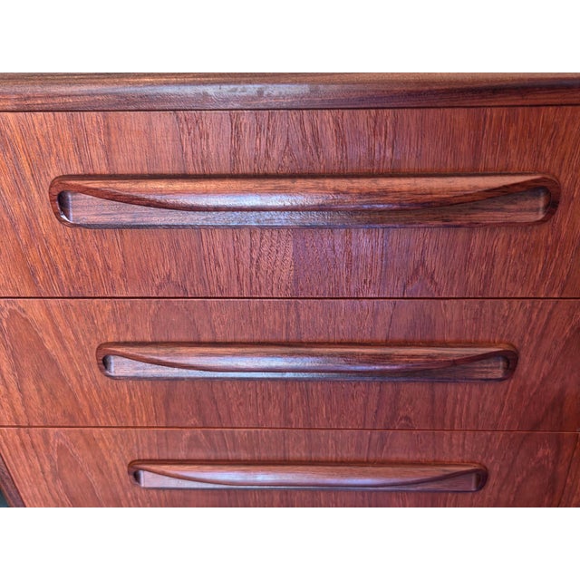 Nice G-Plan, E . Gomme Company 1970s Dresser made of teak. This tall dresser has 6 drawers that easily slide. Very clean...