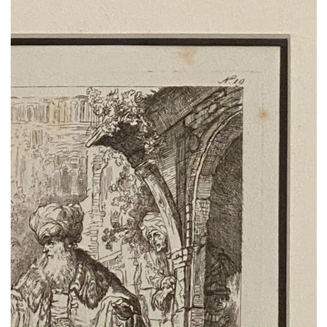 Late 18th Century Rembrandt Etching #10, by Francesco Novelli For Sale - Image 4 of 5