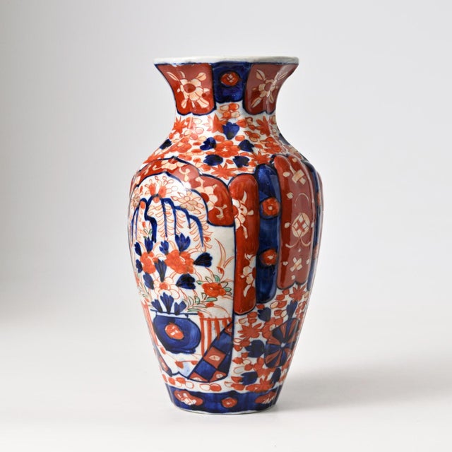 Antique Japanese Imari Porcelain Vase, 1890s For Sale - Image 4 of 11