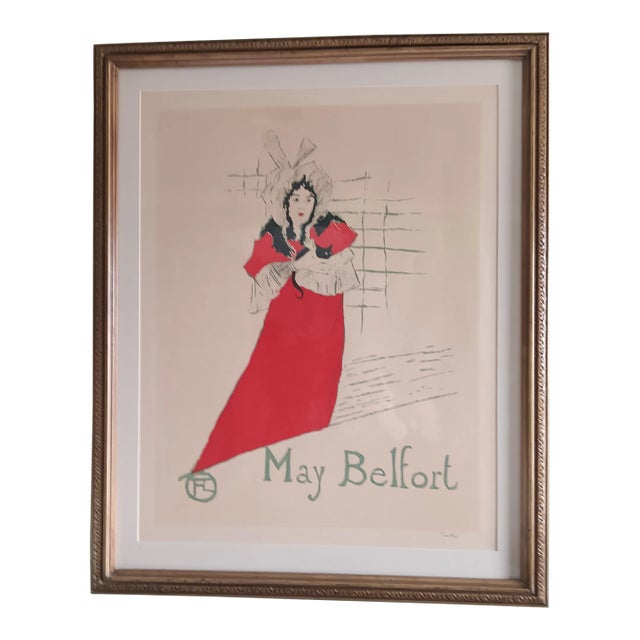 1959 May Belfort Lithograph, After Henry De Toulouse-Lautrec For Sale