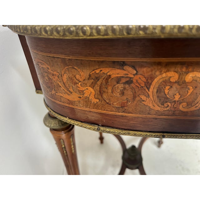 19th Century Napoleon III Style Planter in Veneered Wood For Sale - Image 16 of 18