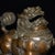 Antique Bronze Guardian Lion Incense Burner – 6.1" Foo Dog Censer With Removable Head For Sale In Los Angeles - Image 6 of 9