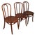 Industrial Early 20th Century Set of Four Vienna Secessionist Style Thonet Bentwood Cafe Bistro Dining Chairs For Sale - Image 3 of 13