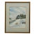 Original Watercolor Painting of a Snowy Barn by Arthur Legiehn, 1985 For Sale