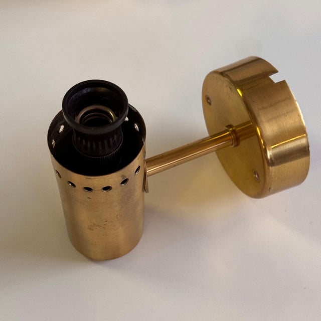 Brass and White Opaline Glass Wall Lights from Hans-Agne Jakobsson Ab Markaryd, Sweden, 1960s, Set of 2 For Sale - Image 17 of 18