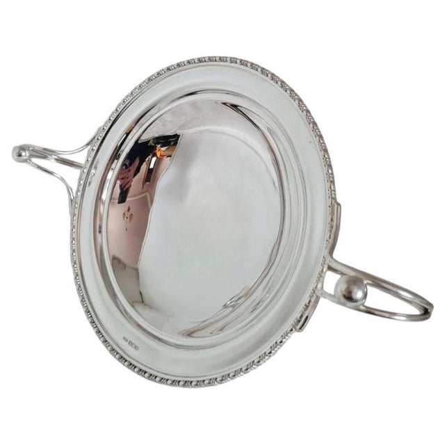 A substantial george v sterling silver compotier or tazza, hallmarked sheffield 1911 and made by the respected...