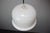 Vintage Czechoslovakian Opaline Glass Pendant Lamp, 1970 For Sale - Image 4 of 9
