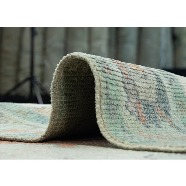 Textile Turkish Oushak Runner Rug 2'10" x 18'9" #17405 For Sale - Image 7 of 8