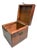 Antique Large Dovetailed Solid Wood Storage Chest Box For Sale