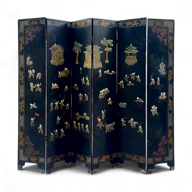 19th Century Chinese Screen in Stone For Sale