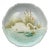 19th Century Majolica Swan Plate Choisy Le Roi For Sale
