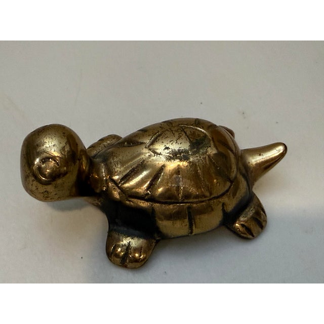 Bronze Turtle Statue Animal Sculpture Christmas Gift Turtle Figure Tortoise Mini For Sale - Image 10 of 11