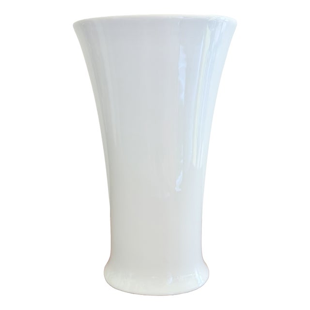German Glazed Porcelain Vase from AK Kaiser, 1970s For Sale