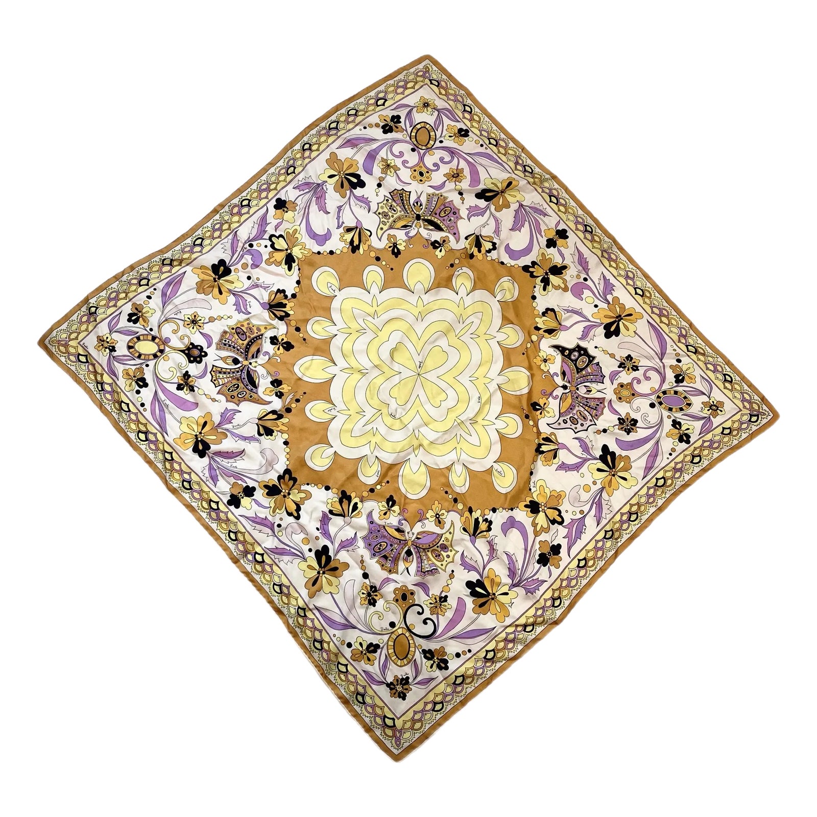 EMILIO PUCCI - インテリアアンティークフレーム/EMILIOPUCCI/elte Vintage Emilio Pucci for Saks Fifth Avenue Butterfly Silk