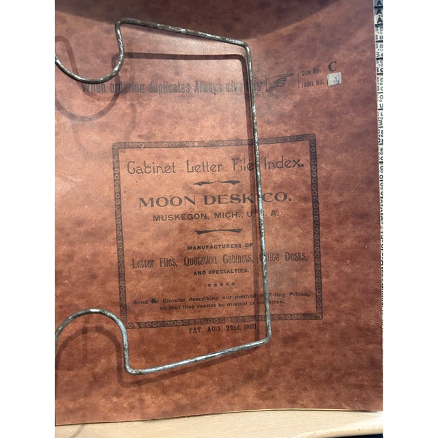 1907 Moon Company Roll Top Desk For Sale - Image 10 of 12