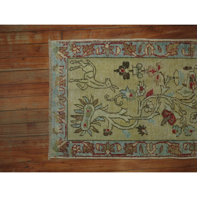 Islamic Zabihi Collection Persian Animal Pictorial Rug For Sale - Image 3 of 7