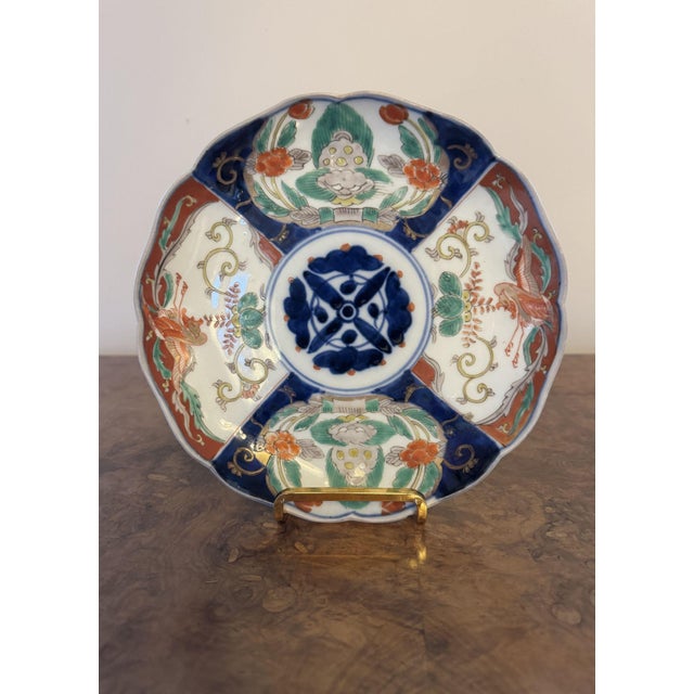 Fantastic quality collection of five antique Japanese imari plates, having a quality collection of five fantastic quality...