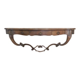 Walnut Console, 1940 For Sale