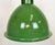Industrial Soviet Green Enamel Pendant Lamp, 1960s For Sale - Image 4 of 14