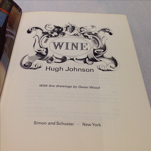 1970s Hardcover Wine by Hugh Johnson Chairish