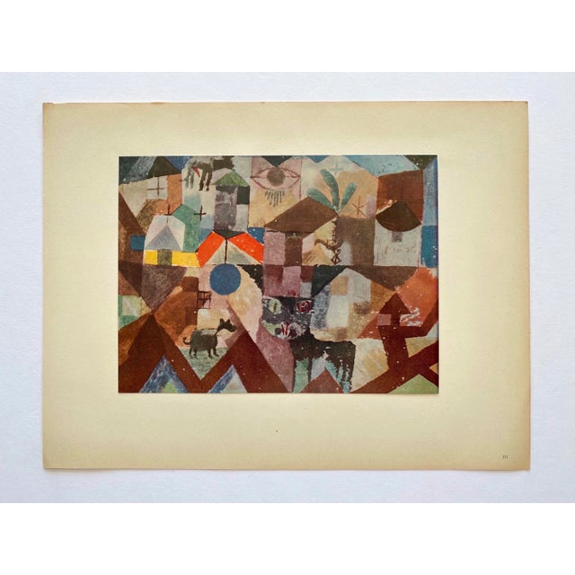 Paul Klee Vintage 1959 Modernist Fine Art Lithograph Print