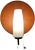 60's Mid-Century Modern Danish Teak Brass Tulip Glass Sconces, Italy Stilnovo For Sale - Image 4 of 12