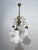 Three-Light Liberty Style Pendant Light in Opal Glass, 1960 For Sale - Image 11 of 18