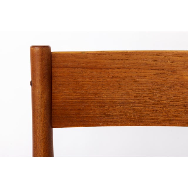 Wood Vintage Teak Dining Chair by Poul M. Volther for Frem Røjle, 1960s For Sale - Image 7 of 10