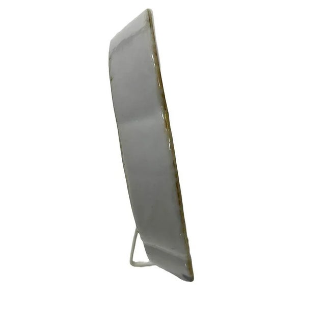 18th Century Chinese Porcelain Pattipan Tea Stand For Sale - Image 3 of 10