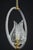 Transparent 1940s Charming Transparent Art Decò Barovier E Toso Pendant Light Murano Glass For Sale - Image 8 of 12