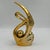 Vintage Modern Abstract Gold Ceramic Sculpture Fish or Rabbit For Sale - Image 4 of 10