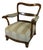 Vintage Reading Chair in the style of Paolo Buffa, 1950s For Sale