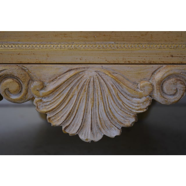 Pair French Style Gold Wash Corner China Cabinets For Sale - Image 15 of 18
