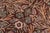 Shabby Chic Art Nouveau 1990's Pak-Persian Brown/Gray Wool Round Rug - 8'3'' X 8'3'' For Sale - Image 3 of 8