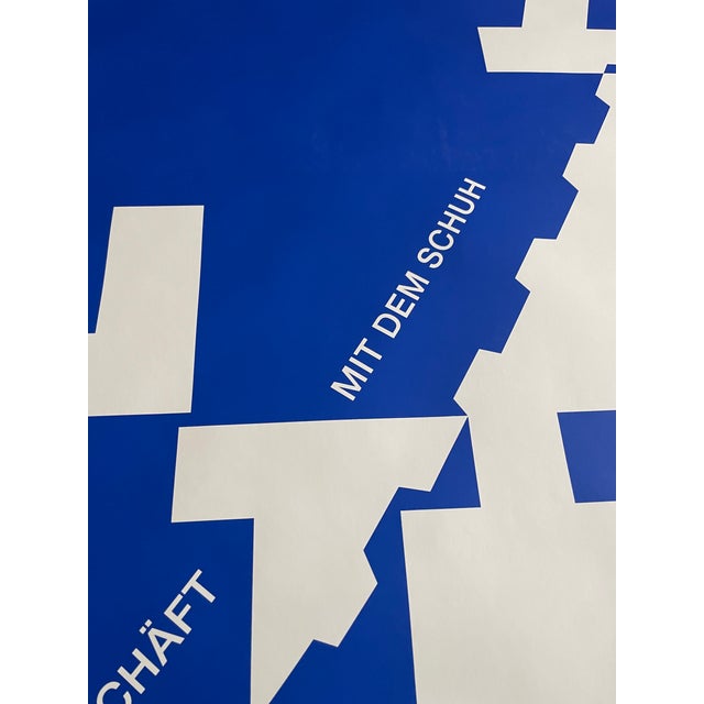 Paper Raffinerie AG Bally: Blue, Museum of Design Zurich (2019), Large Format, Printed in Switzerland For Sale - Image 7 of 8