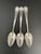 Antique lot of 3 Five o'Clock teaspoons in the Madam Jumel pattern by C. Preusser Jewel Company. This classic design...