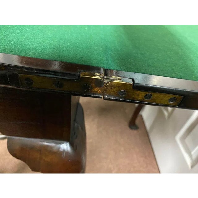 Early 19th Century, George III Style Mahogany Flip-Top Game Table. Can be used as antique Console Table, Hall Table Solid...