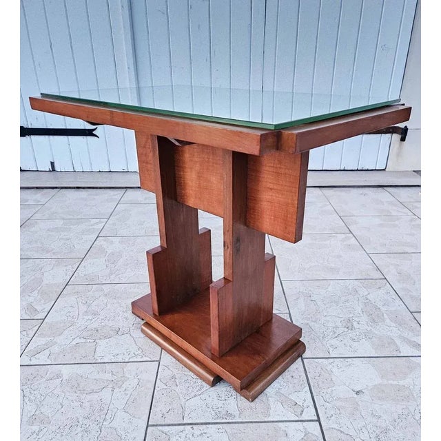 1930s Modernist Art Deco Side Table, 1930s For Sale - Image 5 of 11