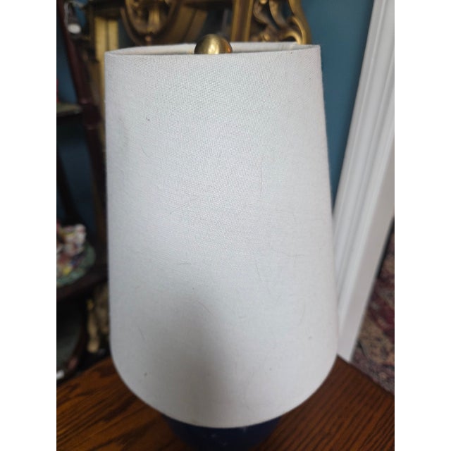 Ceramic Kate Spade New York Sphere Ball Table Lamp For Sale - Image 7 of 11