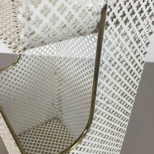 Metal Metal and Brass Storage Box, France, 1960s For Sale - Image 7 of 9