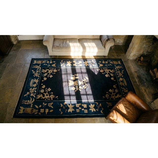 Early 20th Century Chinese Peking Rug For Sale - Image 13 of 15
