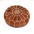 1970s Vintage Moroccan Leather Ottoman Stools, 1970, Set of 2 For Sale - Image 5 of 9