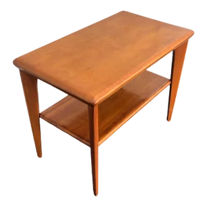 1950s Heywood Wakefield Mid Century Two Tier Side Table