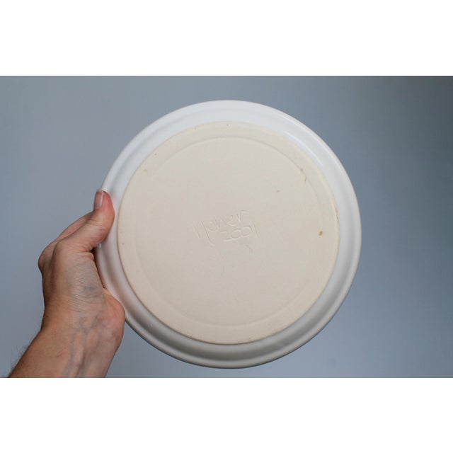 Vintage Equestrian Studio Art Pottery Plates S/3 For Sale - Image 9 of 9