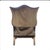 Rose Tarlow Vintage Rose Tarlow Style Leather Wingback Armchair, Circa 1960 For Sale - Image 4 of 12
