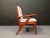 Mid-Century Modern 1950s Brown Wood Armchairs in the Style of Pierre Jeanneret - A Pair For Sale - Image 3 of 9